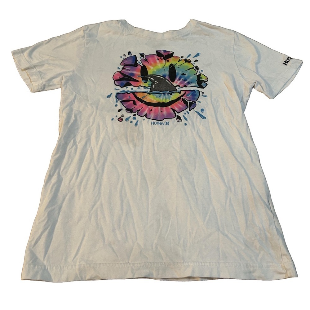 Free with any Purchase - White Hurley T-shirt Boys size Large